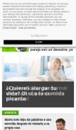 How cadenadial.com looks like on a mobile device such as an iPhone.