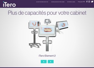 How cadentitero.com looks like on a tablet such as an iPad.