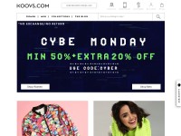 Desktop screenshot for koovs.com