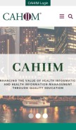 How cahiim.org looks like on a mobile device such as an iPhone.