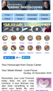 How cainer.com looks like on a mobile device such as an iPhone.