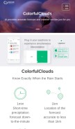 How caiyunapp.com looks like on a mobile device such as an iPhone.