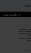 How cakewalk.com looks like on a mobile device such as an iPhone.