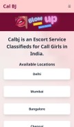 How calbj.com looks like on a mobile device such as an iPhone.