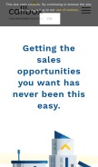 How callboxinc.com looks like on a mobile device such as an iPhone.