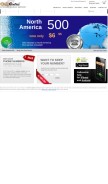 How callcentric.com looks like on a mobile device such as an iPhone.