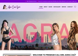 How callgirlagra.in looks like on a tablet such as an iPad.