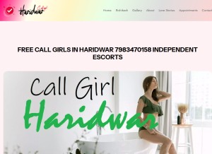 How callgirlharidwarr.in looks like on a tablet such as an iPad.