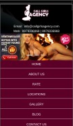 How callgirlsagency.com looks like on a mobile device such as an iPhone.