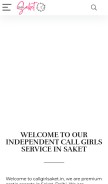 How callgirlsaket.in looks like on a mobile device such as an iPhone.