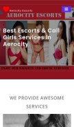 How callgirlsinaerocity.net looks like on a mobile device such as an iPhone.