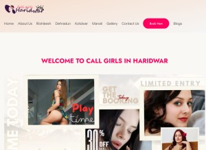 How callgirlsinharidwar.com looks like on a tablet such as an iPad.
