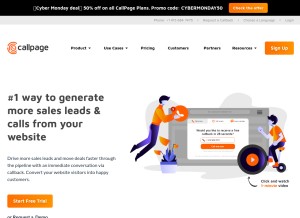 How callpage.io looks like on a tablet such as an iPad.
