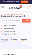 How calltutors.com looks like on a mobile device such as an iPhone.