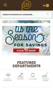 How calranch.com looks like on a mobile device such as an iPhone.