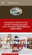 How camanoislandcoffee.com looks like on a mobile device such as an iPhone.