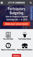 How cambridgema.gov looks like on a mobile device such as an iPhone.