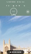 How cambridgepunting.co looks like on a mobile device such as an iPhone.