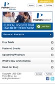 How cambridgesoft.com looks like on a mobile device such as an iPhone.