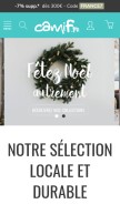 How camif.fr looks like on a mobile device such as an iPhone.