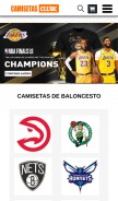 How camisetasclube.com looks like on a mobile device such as an iPhone.