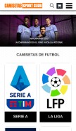 How camisetassportclub.com looks like on a mobile device such as an iPhone.
