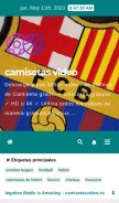 How camisetasvideo.es looks like on a mobile device such as an iPhone.