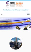 How camsind.com looks like on a mobile device such as an iPhone.