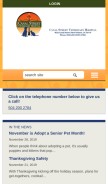 How canalstreetvet.com looks like on a mobile device such as an iPhone.