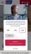 How cancer.org looks like on a mobile device such as an iPhone.