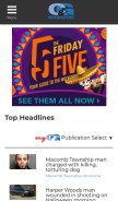 How candgnews.com looks like on a mobile device such as an iPhone.