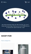 How candlecocoon.com looks like on a mobile device such as an iPhone.