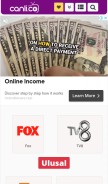 How canli.co looks like on a mobile device such as an iPhone.
