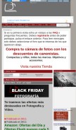 How canonistas.com looks like on a mobile device such as an iPhone.