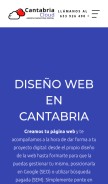 How cantabria.cloud looks like on a mobile device such as an iPhone.