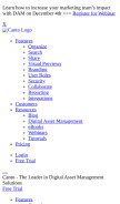 How canto.com looks like on a mobile device such as an iPhone.