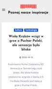 How canva.com.pl looks like on a mobile device such as an iPhone.