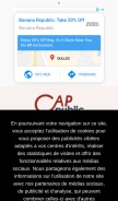 How cap-public.fr looks like on a mobile device such as an iPhone.