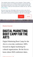 How capacityinteractive.com looks like on a mobile device such as an iPhone.