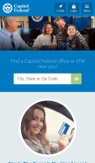 How capfed.com looks like on a mobile device such as an iPhone.