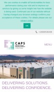 How capspharmacy.com looks like on a mobile device such as an iPhone.