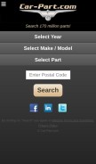 How car-part.com looks like on a mobile device such as an iPhone.