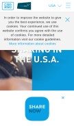 How car2go.com looks like on a mobile device such as an iPhone.