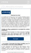 How caravelle.canalblog.com looks like on a mobile device such as an iPhone.
