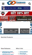 How cardboardconnection.com looks like on a mobile device such as an iPhone.