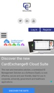 How cardexchangesolutions.com looks like on a mobile device such as an iPhone.