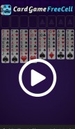 How cardgamefreecell.com looks like on a mobile device such as an iPhone.