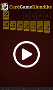How cardgameklondike.com looks like on a mobile device such as an iPhone.