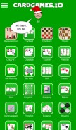 How cardgames.io looks like on a mobile device such as an iPhone.