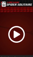 How cardgamespidersolitaire.com looks like on a mobile device such as an iPhone.